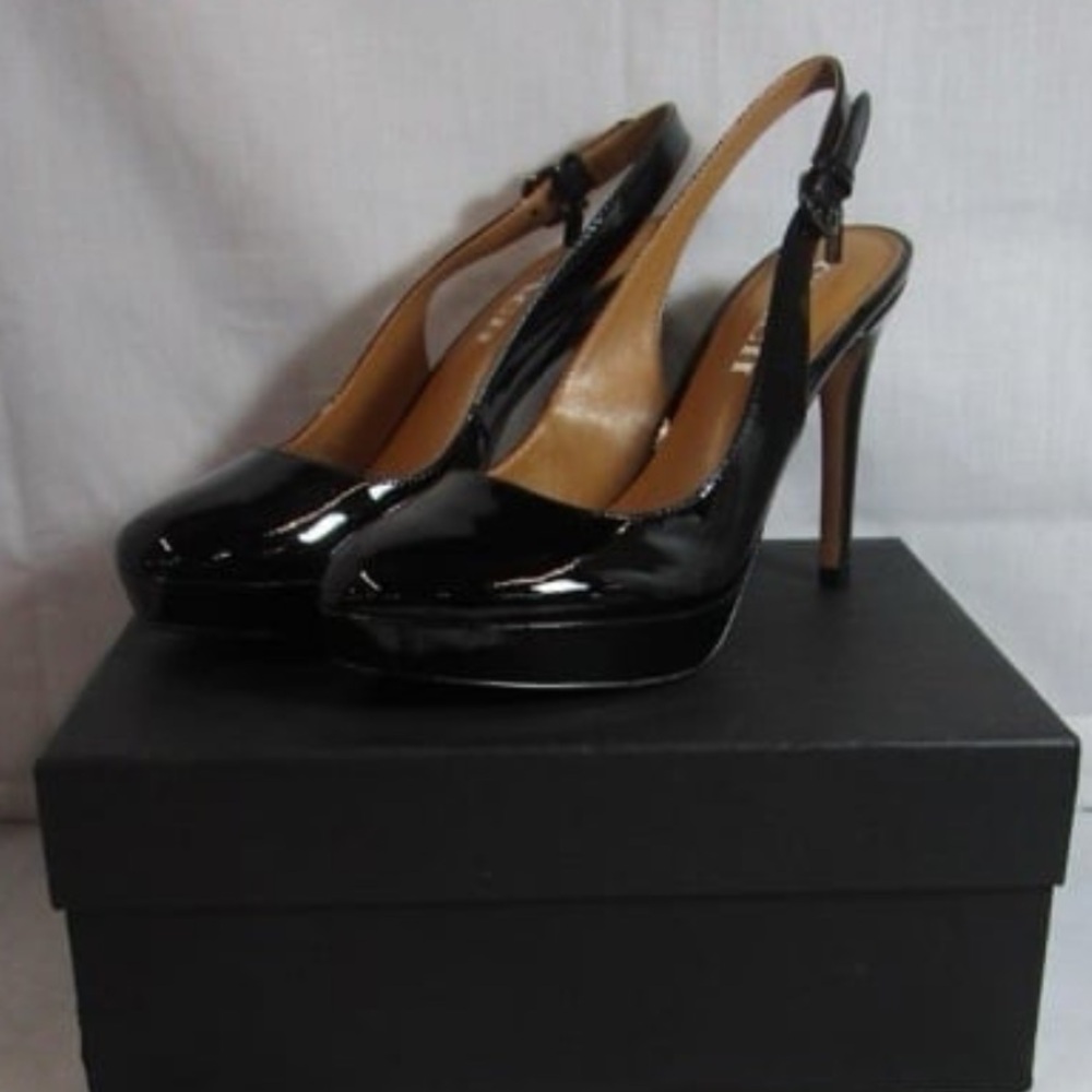 Pumps Authenticated Coach Abie Patent Black Size 7M